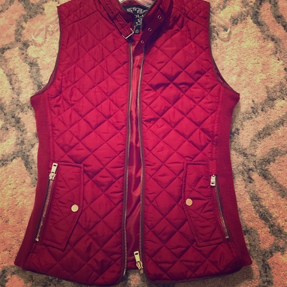Jackets & Blazers - Quilted Garnet Vest